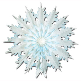 Beistle 20371 Dip-Dyed Snowflake, 17"