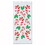 Beistle 20501 Candy Cane & Holly Cello Bags, twist ties included, 4" x 9" x 2", Price/25/Package