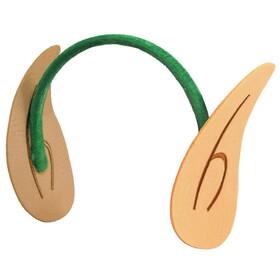 Beistle 20710 Elf Ears Headband, attached to snap-on headband