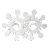 Beistle 20786 Glittered Snowflake Glasses, one size fits most