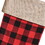 Beistle 20822 Plaid Stocking, red & black, 17" x 12"