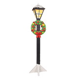 Beistle 20824 3-D Christmas Lamppost Prop, assembly required, 7' x 21¼