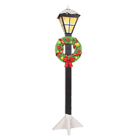 Beistle 20824 3-D Christmas Lamppost Prop, assembly required, 7' x 21&#188;"