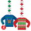 Beistle 20883 Ugly Sweater Danglers, 30", Price/2/Package