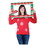Beistle 20895 Ugly Sweater Photo Fun Frame, 3 hand held props included, 15&#189;" x 23&#189;", Price/1/Package
