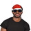 Beistle 20898 Santa Hat Glasses, one size fits most