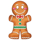 Beistle 20909 Gingerbread Man Cookie Stand-Up, easel included; assembly required, 3' 6