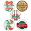 Beistle 20910 Christmas Party Buttons, 2", Price/5/Package