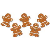 Beistle 22268 Mini Gingerbread Cutouts, prtd 2 sides, 5
