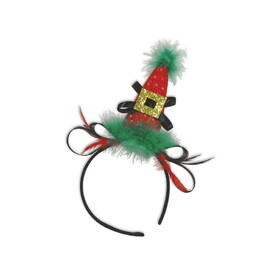 Beistle 22728 Holiday Hat Headband, attached to snap-on headband
