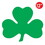 Beistle 30717 Pkgd Printed Shamrock Cutouts, prtd 2 sides, 12", Price/6/Package
