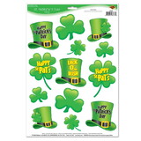 Beistle 30783 St Patrick's Day Clings, 12