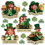 Beistle 30785 St Patrick's Day Cutouts, prtd 2 sides, 3&#188;"-14&#190;", Price/14/Package
