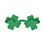 Beistle 33145 Shamrock Glasses, one size fits most, Price/1/Card