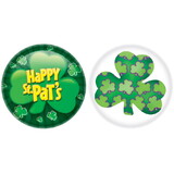 Beistle 33250 St Patrick's Day Buttons, 2