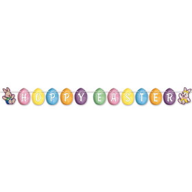 Beistle 40012 Easter Streamer, prtd 2 sides w/different designs; assembly required, 6&#188;" x 8'