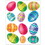 Beistle 44005 Easter Egg Stickers, 4&#190;" x 7&#189;"