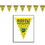 Beistle 50021 Fiesta! Pennant Banner, all-weather; 12 pennants/string, 11" x 12'