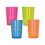 Beistle 50057 Neon Shot Glasses, asstd colors, 1&#189; Oz, Price/8/Package