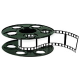 Beistle 50091 Movie Reel w/Filmstrip Centerpiece, 15' filmstrip included, 9