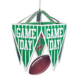 Beistle 50127 Game Day Pennant Chandelier, assembly required, 11&#189;" x 17&#189;"