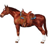 Beistle 50228 Jointed Horse, 3' 2"