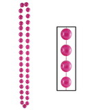 Beistle 50247-PRLP Jumbo Party Beads, pearl pink, 22mm x 40