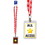 Beistle 50259 VIP Party Pass, lanyard w/card holder, 25", Price/1/Card