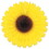 Beistle 50276 Sunflower Fan, 18", Price/1/Package