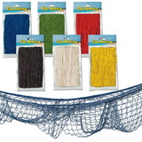 Beistle 50301-A Fish Netting, asstd colors, 4' x 12'