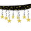 Beistle 50335-S The Stars Are Out Ceiling Decor, black & silver, 12" x 12'
