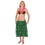 Beistle 50433-G Extra Large Raffia Hula Skirt, green, 36"W x 28"L
