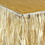 Beistle 50453 Raffia Table Skirting, natural, 30" x 9', Price/1/Pkg