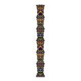 Beistle 50467 Jointed Tiki Totem Pole, prtd 2 sides, 7'