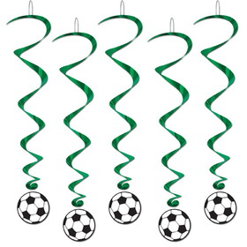 Beistle 50496 Soccer Ball Whirls, 3' 4"