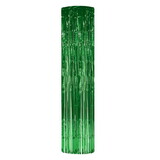 Beistle 50515-G 1-Ply Gleam 'N Column, green, 8' x 12