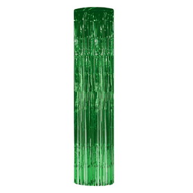 Beistle 50515-G 1-Ply Gleam 'N Column, green, 8' x 12"