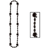 Beistle 50598-BK Football Beads, black, 36