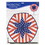 Beistle 50690 Patriotic Wind-Wheels, asstd stars & stripes designs; all-weather, 15" x 3'
