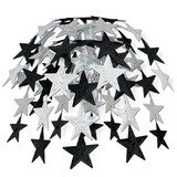 Beistle 50753-BKS Star Cascade, black & silver, 24