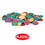 Beistle 50856-ASST Plastic Coins, asstd colors; molded coins w/embossed design, 1&#189;"