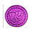 Beistle 50857-GGP Mardi Gras Plastic Coins, asstd gold, green, purple; molded coins w/embossed design, 1&#189;", Price/100/Package