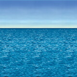 Beistle 52027 Ocean & Sky Backdrop, insta-theme, 4' x 30'
