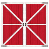 Beistle 52068 Red Barn Door Props, insta-theme, 32½