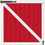 Beistle 52068 Red Barn Door Props, insta-theme, 32&#189;" x 5' 4"