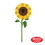Beistle 52162 Sunflower Cutout, prtd 2 sides, 3'