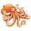 Beistle 52202 Jointed Octopus, 32", Price/1/Package