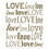 Beistle 53302 Love Insta-Mural Photo Op, complete wall decoration, 5' x 6'