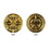 Beistle 53343 Plastic Pirate Coins, molded coins w/embossed design, 1&#189;", Price/100/Package