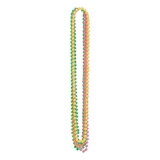 Beistle 53524 Neon Party Beads, asstd colors, 7mm x 33